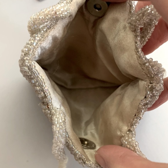 Ombré Glass Bead and Silk Evening Bag - Picture 5 of 5